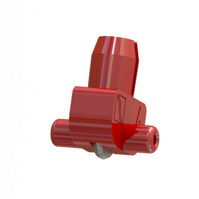 Wheel Holder 152 deg Red (Plastic Axle) 10-12mm Glass