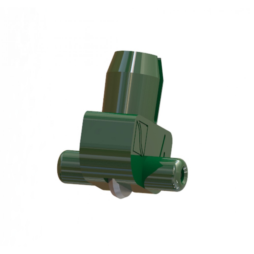Wheel Holder 160 deg Green (Plastic Axle) 15mm-19mm Glass