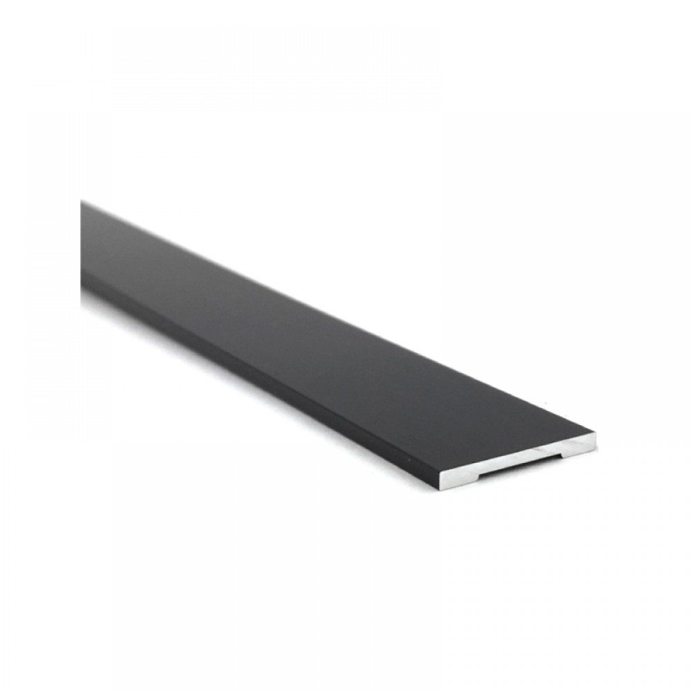 Black Flat Profile 19x2mm For Crittall (Loft) Partition