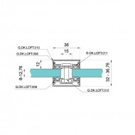 Bolt On Vertical Mullion 3 Metre Kit (Bolts extra)