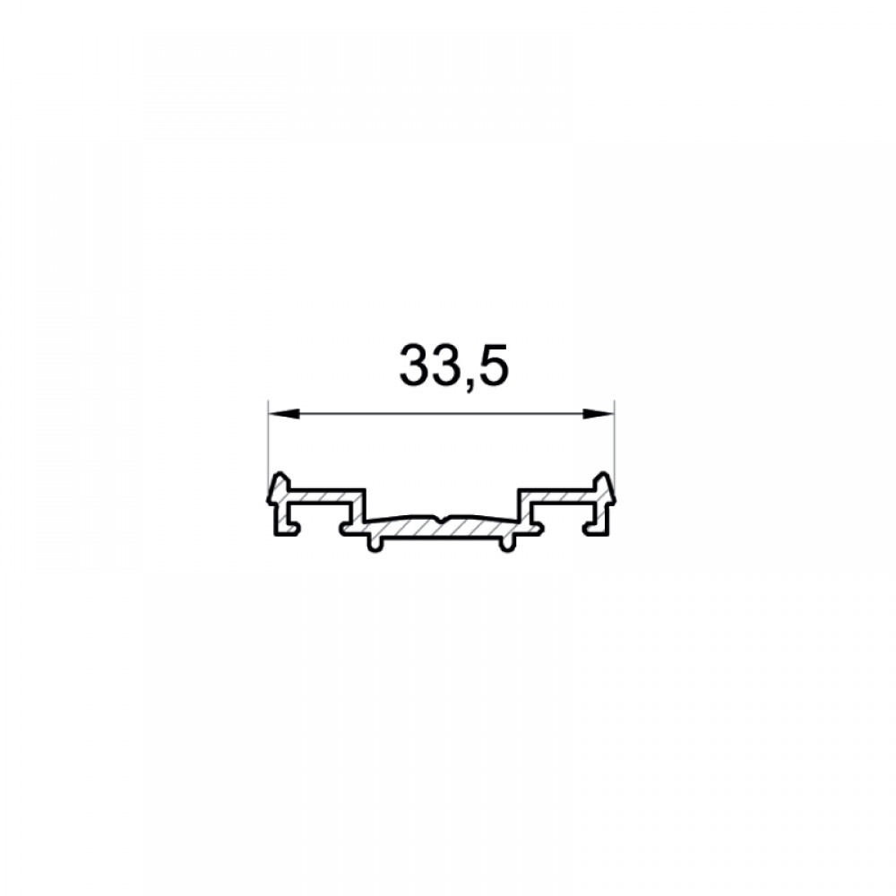 Stick on and Bolt On Loft Style Mullion Base Profile