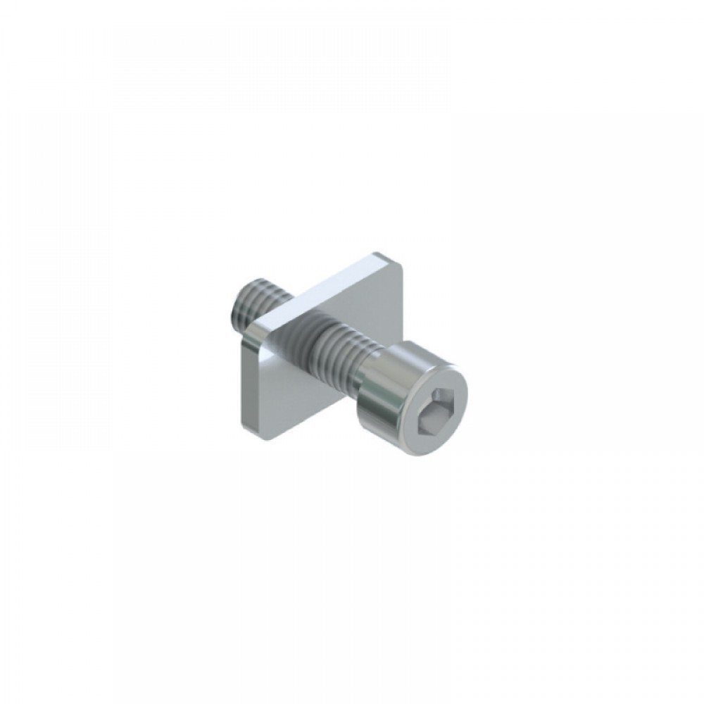 Bolt On Loft Style Mullion Bolt For 8mm Glass