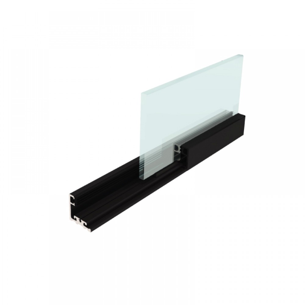 36 x 38mm Base Profile & Cover  - Black