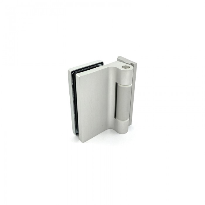 Dynamik Door Hinge - Anodised - Square Corners