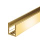 13mm Polished Gold U Channel For 8mm Thick Glass