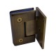 Single Wing Wall To Glass Shower Hinge - Antique Brass