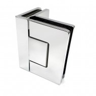 90 deg Amazon Glass 2 Glass Shower Hinge - Polished Chrome