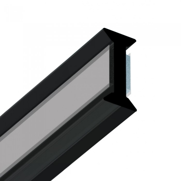 180 Degree - 10mm - Black Glass To Glass Joiner