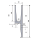 OnLevel 3011 Side Mount Channel - 0.74kN - 5 Mtr