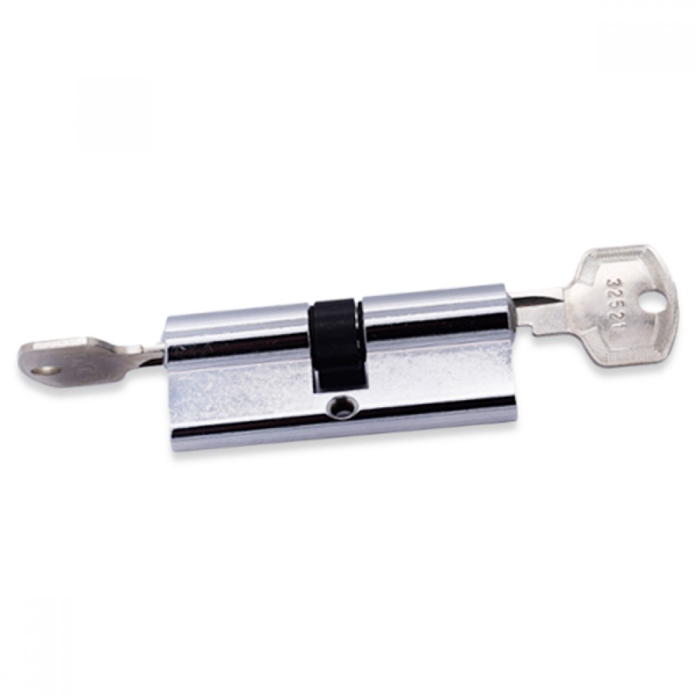 Standard Europrofile Cylinder - Key Differ - Satin Chrome