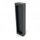 Self Adhesive Concealed Door Pull - Black - Loft Style