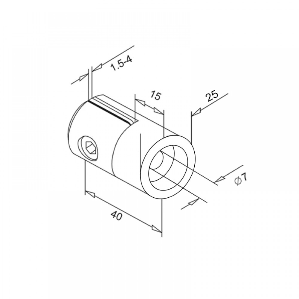 Sheet Holder For 1.5-4mm Material For Flat Surface - 316SS