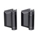 Glass to Wall Gate Hinge 8-12mm Glass - Black