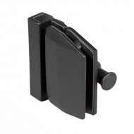 90 Degree Glass To Glass Gate Latch - Black