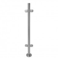 1100mm Centre Type Balustrade Post Inc Clamps For 10mm Glass