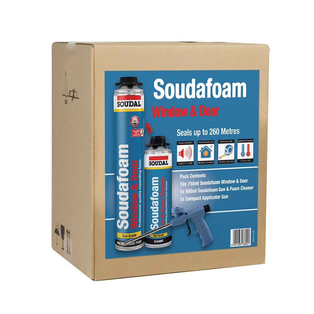 Soudal Airtight Window and Door Installation Foam - Kit