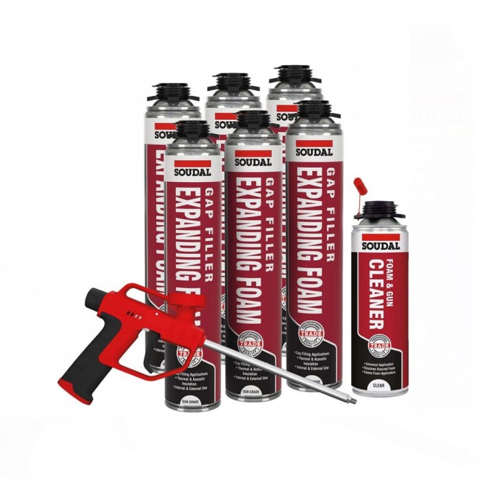 Soudal General Purpose Trade Foam - Combi Kit