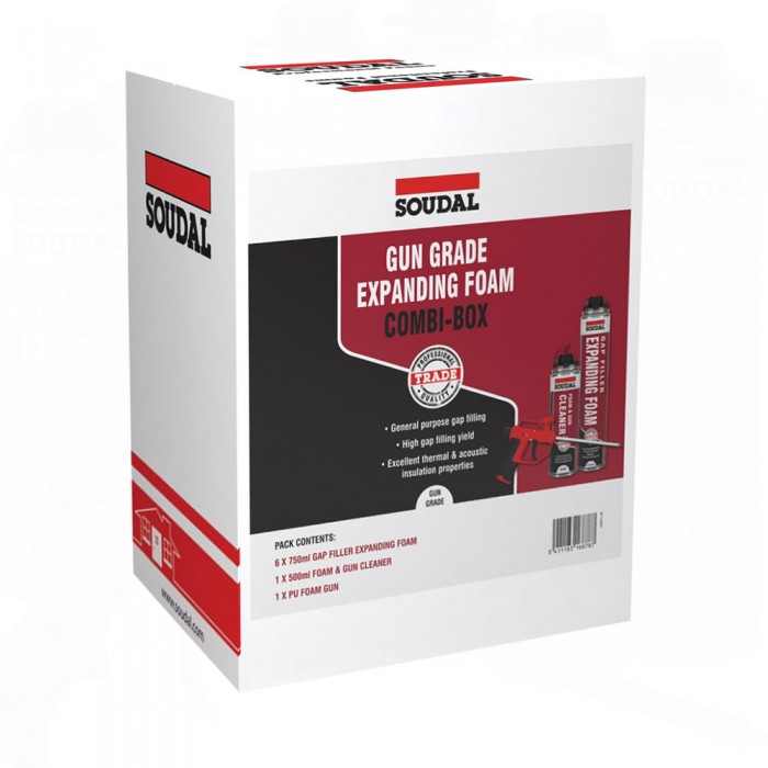 Soudal General Purpose Trade Foam - Combi Kit