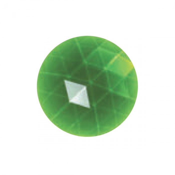 50mm Faceted Green