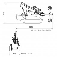 Glass & Window Installation Robot On Tracks - 800kg