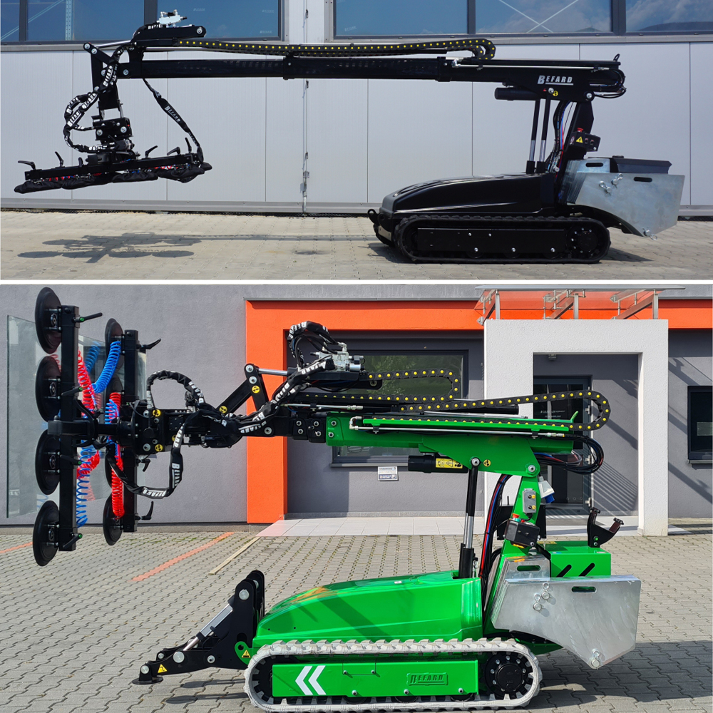 Glass & Window Installation Robot On Tracks - 800kg