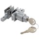 Vitrine Alum. Sliding Track Lock & Receiver