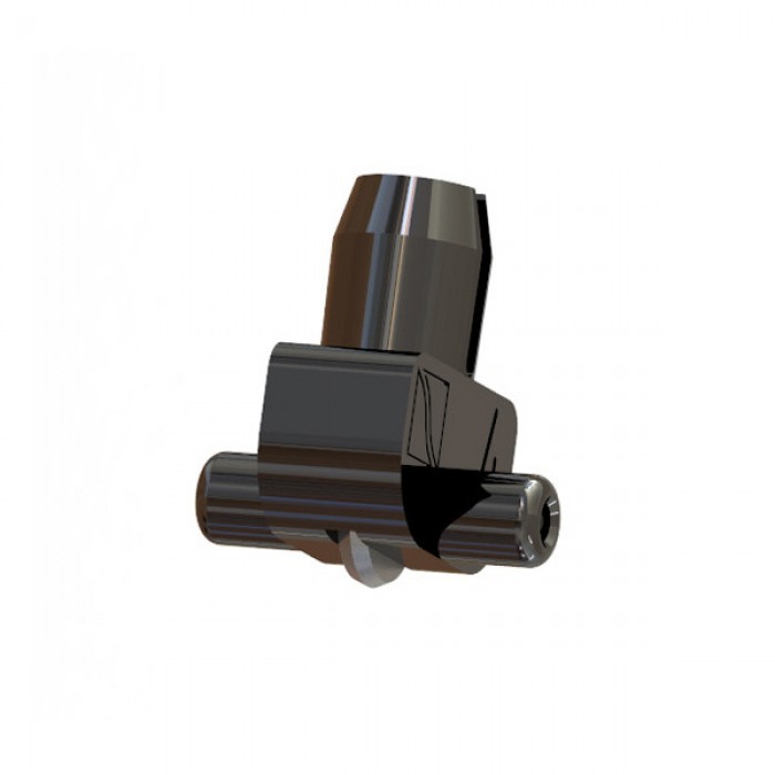 Wheel Holder 145 deg Black (Plastic Axle) 5-6mm Glass