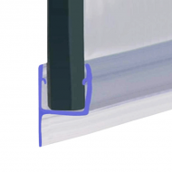 H Jamb Seal - 8mm Glass - 8mm Soft Fin