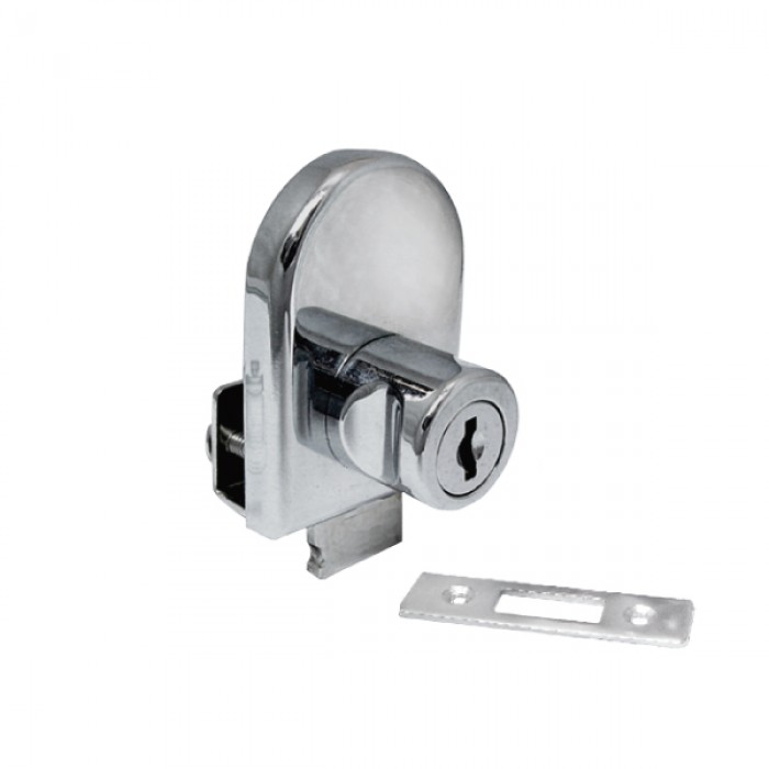 Non Drill Glass Door Lock C/P