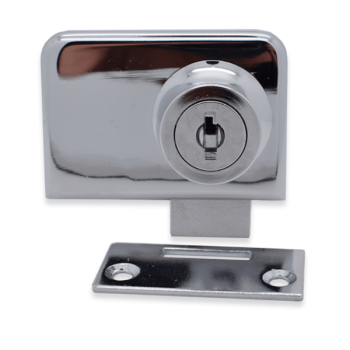 Non Drill Double Swing Lock Chrome