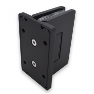 Amazon Range Wall To Glass Shower Hinge - Matt Black