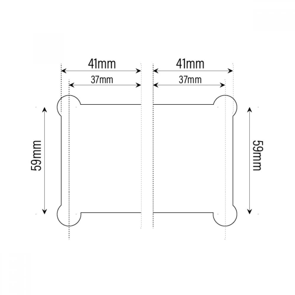 Indicator Lock with  Receiver - Glass to Glass - SS