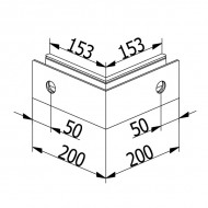 OnLevel 6501 Outside Corner - Anodised Aluminium