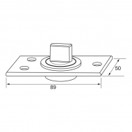 Floor Pivot Bearing