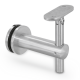 Adjustable Glass To Handrail Bracket - 316SS - Flat - Swivel