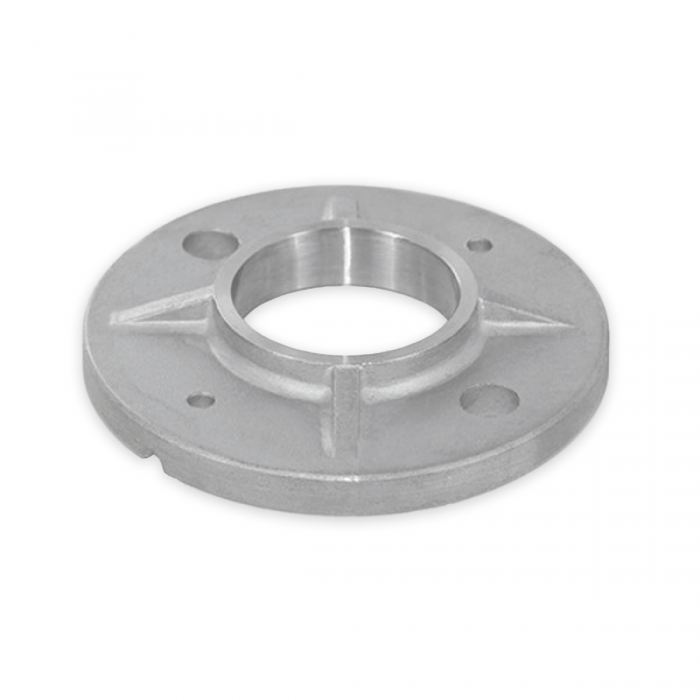 120mm Floor Flange for Tube 48.3mm - 316 SS