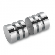 30mm x 30mm Shower Door Knob - Polished Chrome