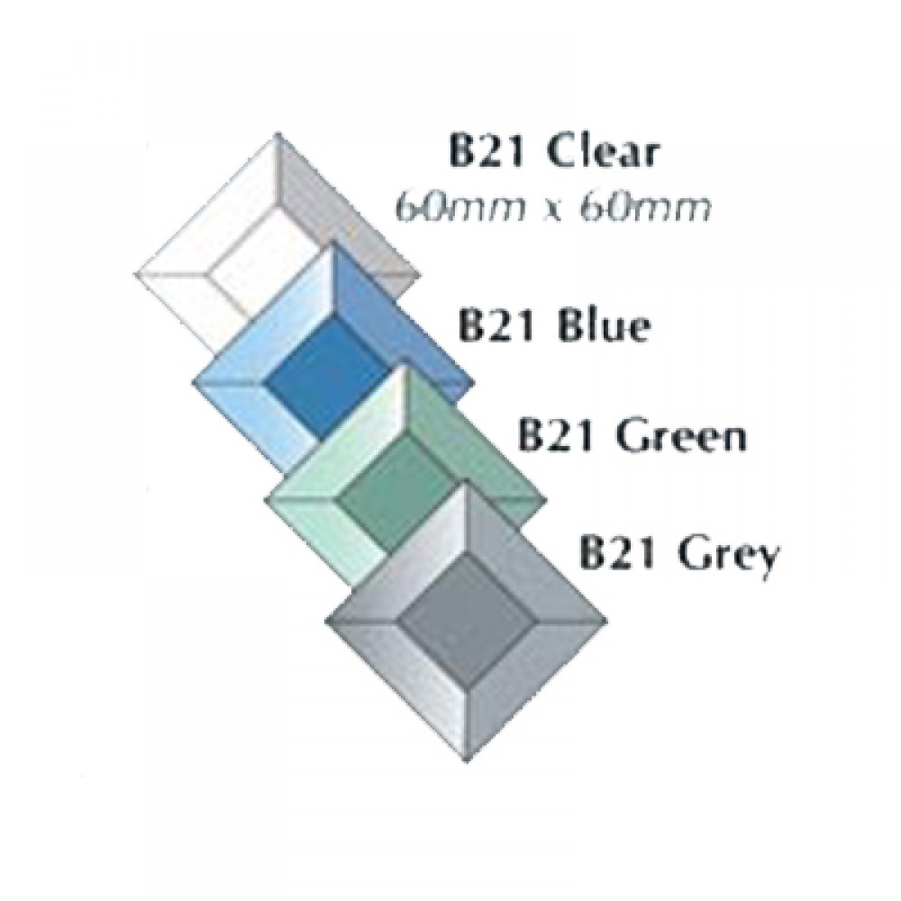 Blue Designer Bevel 60mm x 60mm