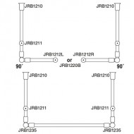 3000mm x 19mm Dia Reinforcement Bar - Satin Chrome