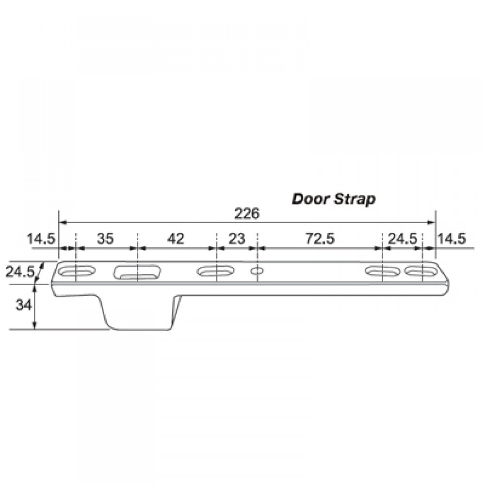 226mm Door Strap