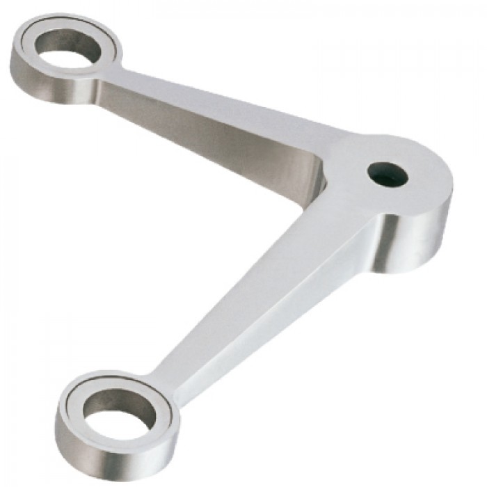 304 SS Two Way Spider Bracket With Glass Bolts